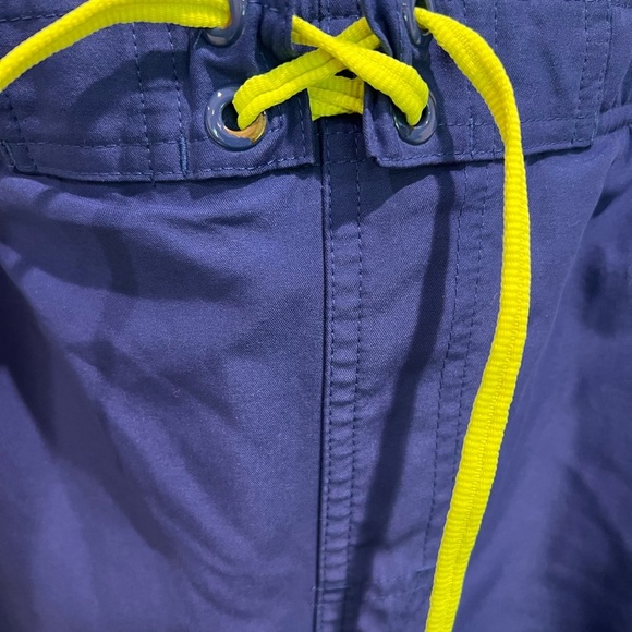 Nike Blue and Neon Yellow Swim Suit Shorts - Picture 4 of 7